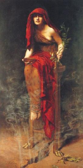 John Maler Collier Priestess of Delphi China oil painting art